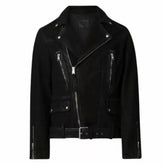 black biker jacket
